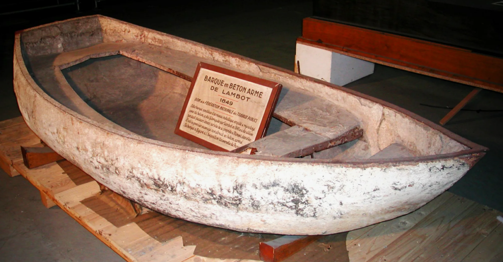 The first boat by Joseph-Louis Lambot