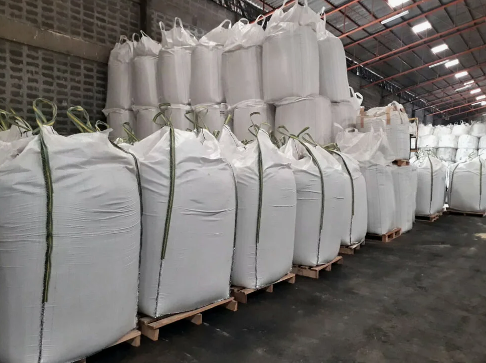 bags of fertilizer for export before shipment