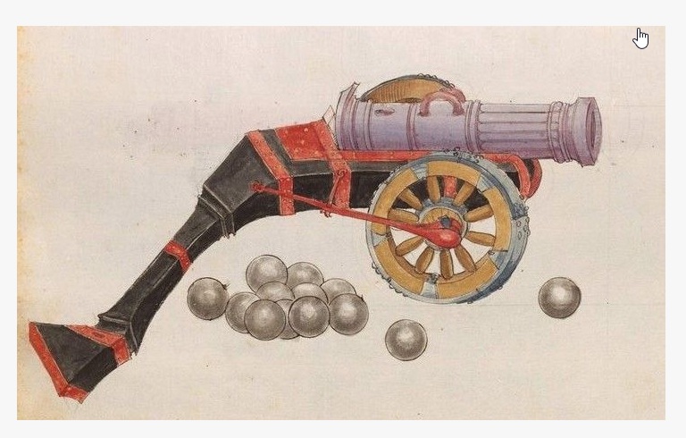 Renaissance artillery was impossible without sulphur