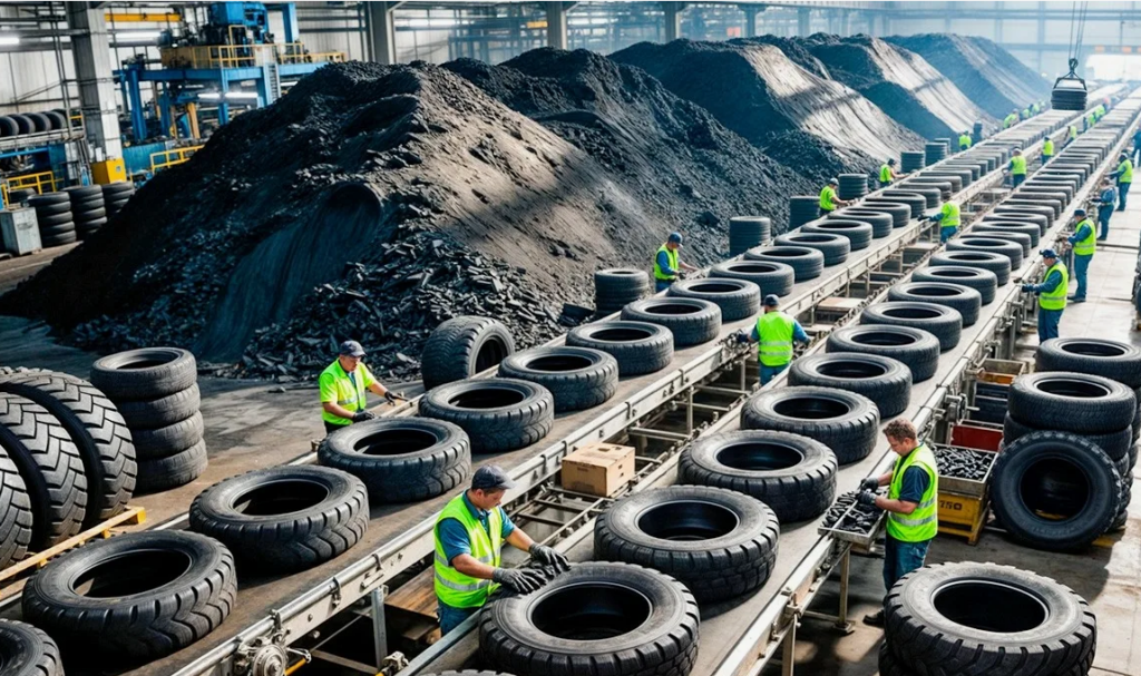 Sulfur, tires and rubber